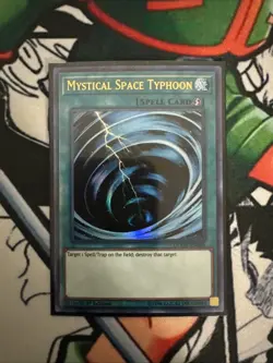 Yugioh Mystical Space Typhoon DUOV-EN086 Ultra Rare 1st Ed NM - Image 1