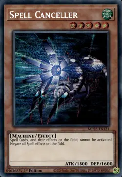Spell Canceller 1st Prismatic Secret MP25-EN131 Yu-Gi-Oh! - Image 1
