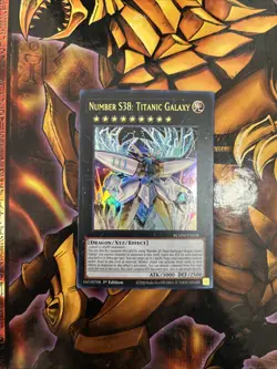 Yu-Gi-Oh! Titanic Galaxy 1st Edition Ultra Rare Number S38 BLMM-EN038 Near Mint - Image 1