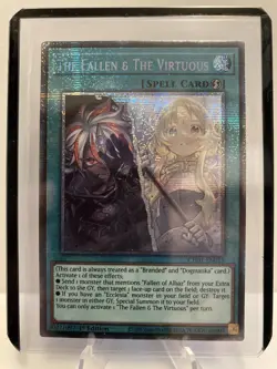 Yu-Gi-Oh! The Fallen & The Virtuous CH01-EN019 * Starlight Rare * 1st Edition NM - Image 1