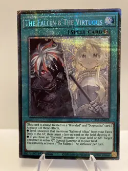 Yu-Gi-Oh! The Fallen & The Virtuous CH01-EN019 * Starlight Rare * 1st Edition NM - Image 2