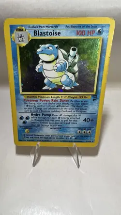 Blastoise Holo Rare English Pokemon Card 1999 Very Good Vintage Base Set 2 - Image 1