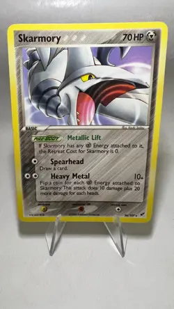 Skarmory English Rare Vintage Pokemon Card Excellent EX Deoxys - Image 1
