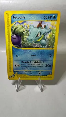 Totodile ENG Vintage Pokemon Card Excellent Expedition Base Set - Image 1