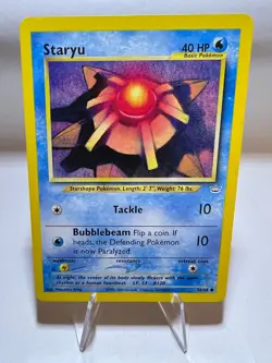 Staryu Vintage Pokemon Card English Neo Revelation Excellent - Image 1