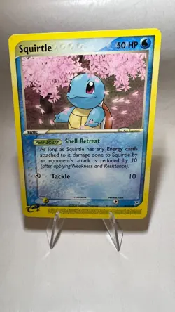 Squirtle English Vintage Pokemon Card EX Team Magma vs Team Aqua Excellent - Image 1