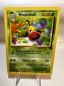 Weepinbell Pokemon Card English 1999 Vintage 48/64 Excellent Jungle - Image 1