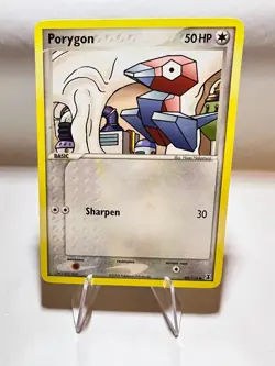 Porygon Vintage Pokemon Card English Excellent EX Delta Species - Image 1