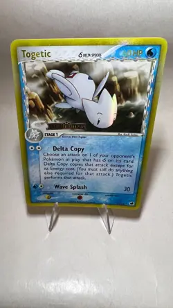 Togetic English Rare Holo Vintage Pokemon Card EX Dragon Frontiers Very Good - Image 1