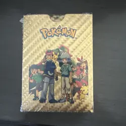 55Pcs Pokemon Card Foil GOLD PACK CARDS New Sealed - Image 1