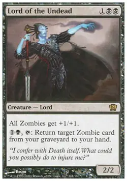 Lord of the Undead - Medium Play MTG 8th Edition - Image 1