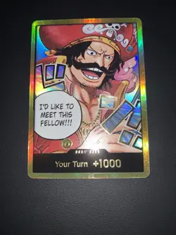 One Piece Gol.D.Roger GOLD DON!! Card (OP-13) English - Image 1