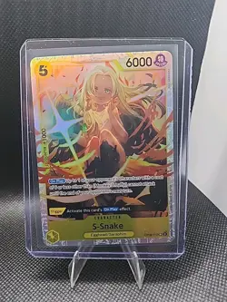 One Piece Card Game TCG S-Snake OP08-112 SR M/NM Condition - Image 1