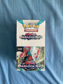 Paradox Rift Sealed Half Booster Box 18 Packs Pokemon Card UK EU Exclusive - Image 1