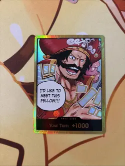 One Piece Gol.D.Roger GOLD DON!! Card (OP-13) English - Image 1