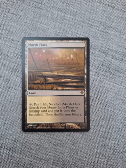 Marsh Flats Rare Magic the Gathering card - Image 1