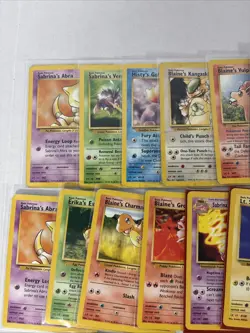 Lot of 69 WOTC Pokemon Gym Hero’s Cards Non Holo MP-HP LOOK AT PICTURES - Image 2