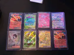Pokemon Lot 8 Cards NM EX Foil Full Art - Image 1