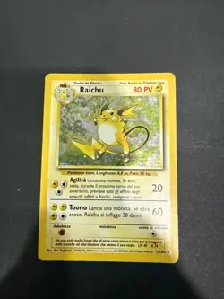 Pokemon Card - Raichu - 14/102 Holo Rare- Base Set Ita - No Shining Charizard - Image 1