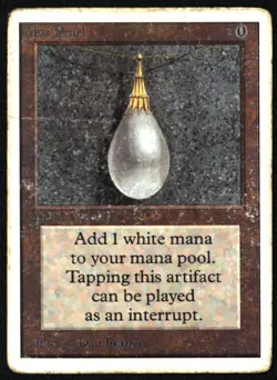 MTG Mox Pearl, Heavy Play, English Unlimited - Image 1