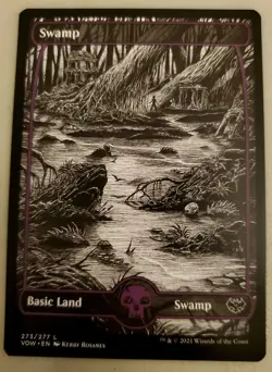 1x Swamp (273) Crimson Vow Magic the Gathering MTG NM - Image 1