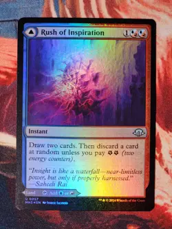 Rush of Inspiration Foil Modern Horizons 3 Magic Gathering MTG MH3 - Image 1
