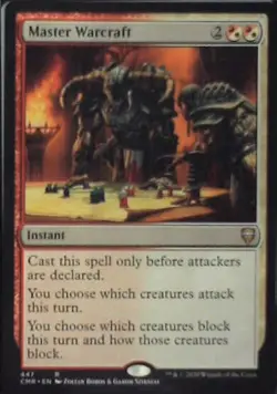 Master Warcraft - Commander Legends: #447, Magic: The Gathering Nm R237 - Image 1