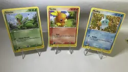 Treecko+Torchic+Mudkip Set Vintage Pokemon Card English EX Ruby & Sapphire - Image 1