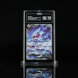 2023 POKEMON SWSH CROWN ZENITH #GG38/GG70 SUICUNE V GALARIAN GALLERY TAG 10 - Image 1