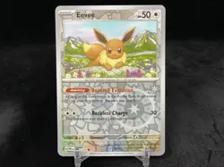 EEVEE 074/131 REVERSE HOLO COMMON POKEMON TCG: SV8.5 - PRISMATIC EVOLUTIONS NM - Image 1