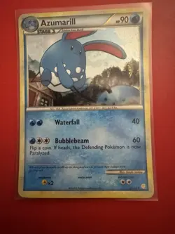 Pokemon TCG - Azumarill - 2/123 - Holo Rare - HeartGold SoulSilver - NM - Image 1