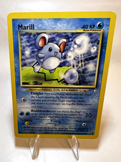 Marill Pokemon Karte Deutsch 1999 Vintage 66/111 Exzellent Neo Genesis - Image 1