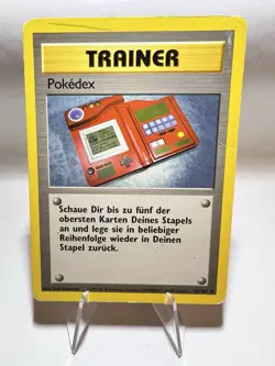Pokedex Pokemon Karte Deutsch 1999 Vintage (87/102) Excellent Uncommon Basis Set - Image 1