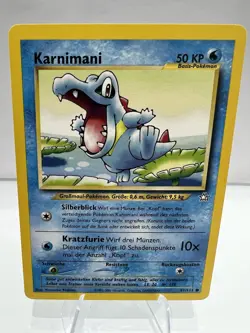 Karnimani Pokemon Karte Deutsch 1999 Vintage (81/111) Exzellent Neo Genesis - Image 1