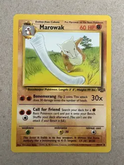 Pokemon - Jungle - Marowak 39/64 - Uncommon LP/NM - Image 1