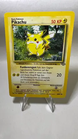 Pikachu x Evoli Pokemon Karten Set Deutsch Vintage Sehr Gut Dschungel - Image 2