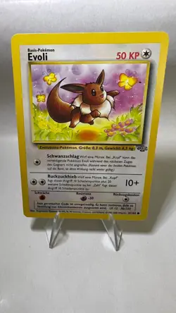 Pikachu x Evoli Pokemon Karten Set Deutsch Vintage Sehr Gut Dschungel - Image 4