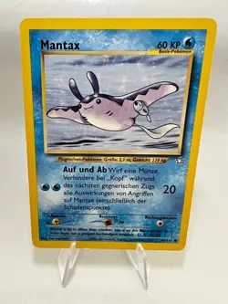 Mantax Vintage Pokemon Karte Deutsch 2001 Sehr Gut 64/111 Neo Genesis - Image 1