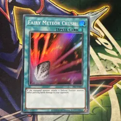Yugioh! Fairy Meteor Crush PSV-EN063 Super Rare Unlimited NM - Image 1