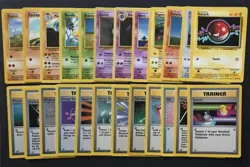 24 X Base Set WOTC Wizards Pokemon Cards Bundle Common Haunter Abra LP-Exc - Image 1