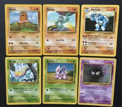 24 X Base Set WOTC Wizards Pokemon Cards Bundle Common Haunter Abra LP-Exc - Image 2