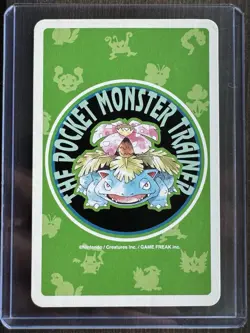 Graveler Pokemon Playing Cards (1996) JPN Green Deck 2 Clubs - Image 2