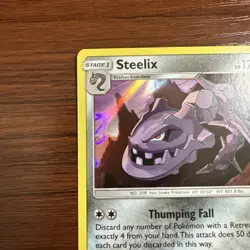Steelix Rare Holo Card 139/236 Sm-Cosmic Eclipse Pokemon TCG 2019 - Image 2