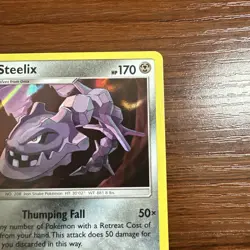Steelix Rare Holo Card 139/236 Sm-Cosmic Eclipse Pokemon TCG 2019 - Image 3