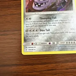 Steelix Rare Holo Card 139/236 Sm-Cosmic Eclipse Pokemon TCG 2019 - Image 5