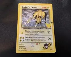 Rockets Zapdos 15/132 Celebrations Classic Collection Pokemon Card NM - Image 1
