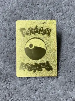 Pokemon Unique Cinderace VMax HP320 Hi-Gloss Gold Foil Fan Art Card LP - Image 2