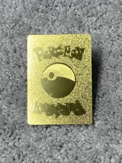 Pokemon Unique Salmence VMax HP320 Hi-Gloss Gold Foil Fan Art Card LP - Image 2