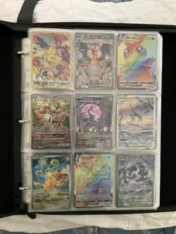 POKEMON BINDER GREAT CONDITION - 100% GENUINE - 160 ULTRA RARE CARDS-READ DESCR. - Image 5