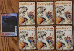 Evolution North Star Games Board Game Night Prowler Foil Event Kit Promo Cards - Image 2